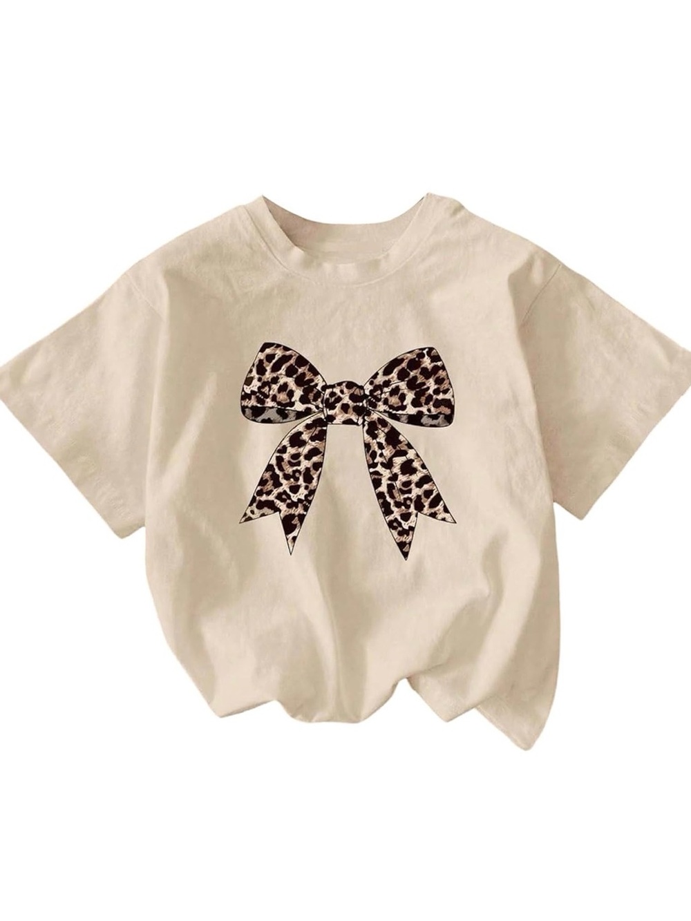 RoseSeek Girl's Graphic Tee Shirt Short Sleeve Round Neck Preppy Casual Size 10